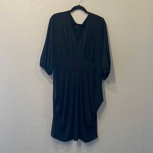 Plus size black Torrid midi dress